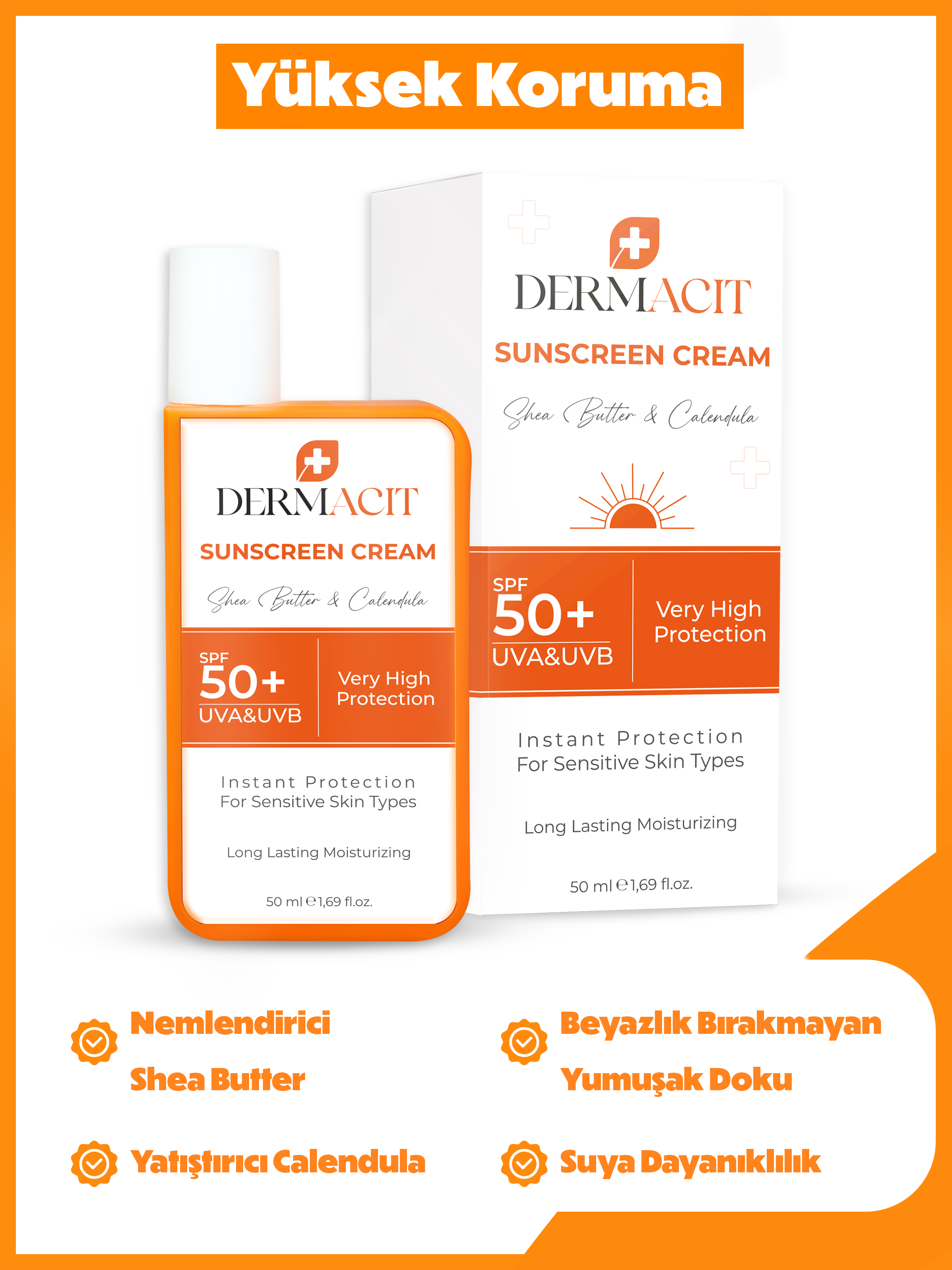 Dermacit Hassas Cilt Güneş Kremi