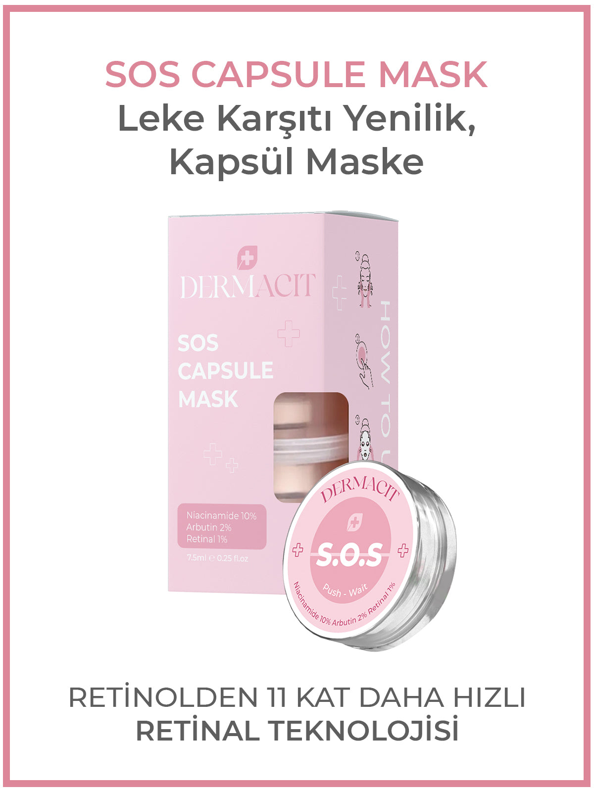 Dermacit SOS Kapsül Maske 5&