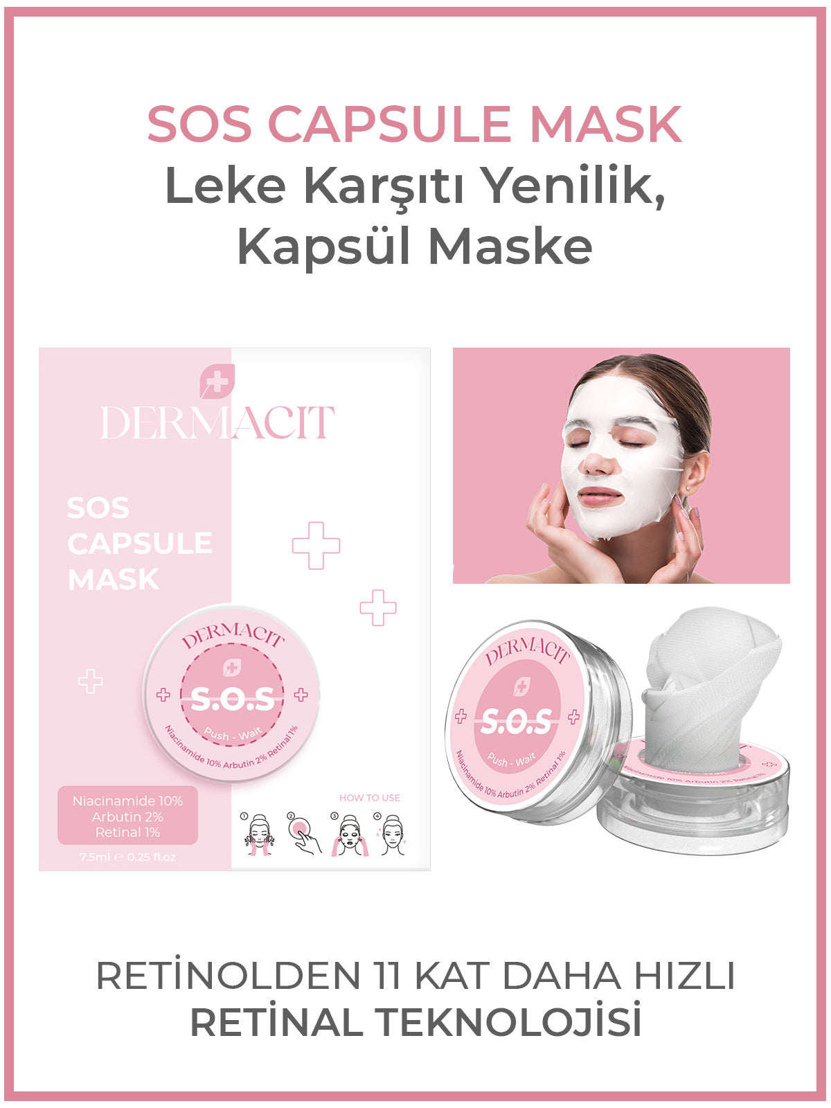 Dermacit SOS Kapsül Maske 5&
