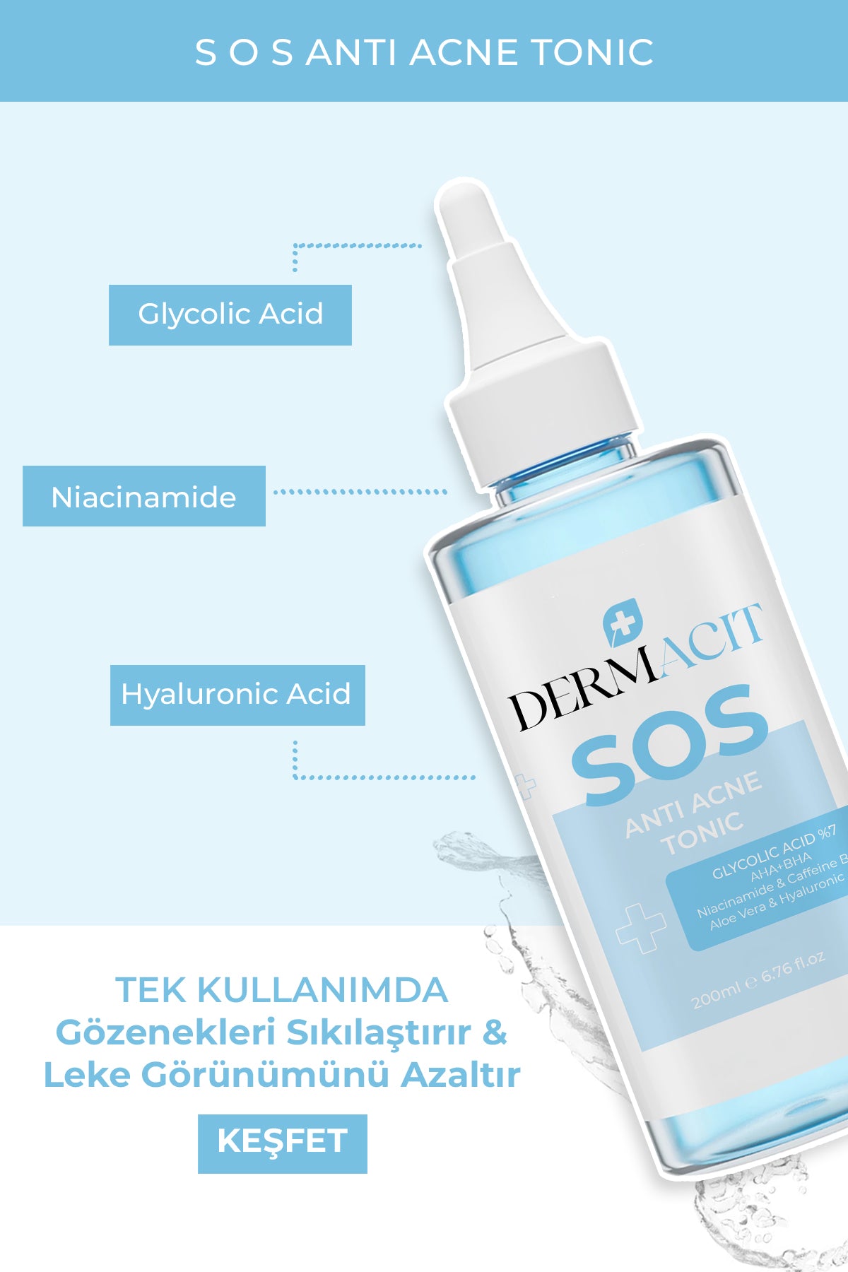 Dermacit SOS Anti Acne Tonic Banner
