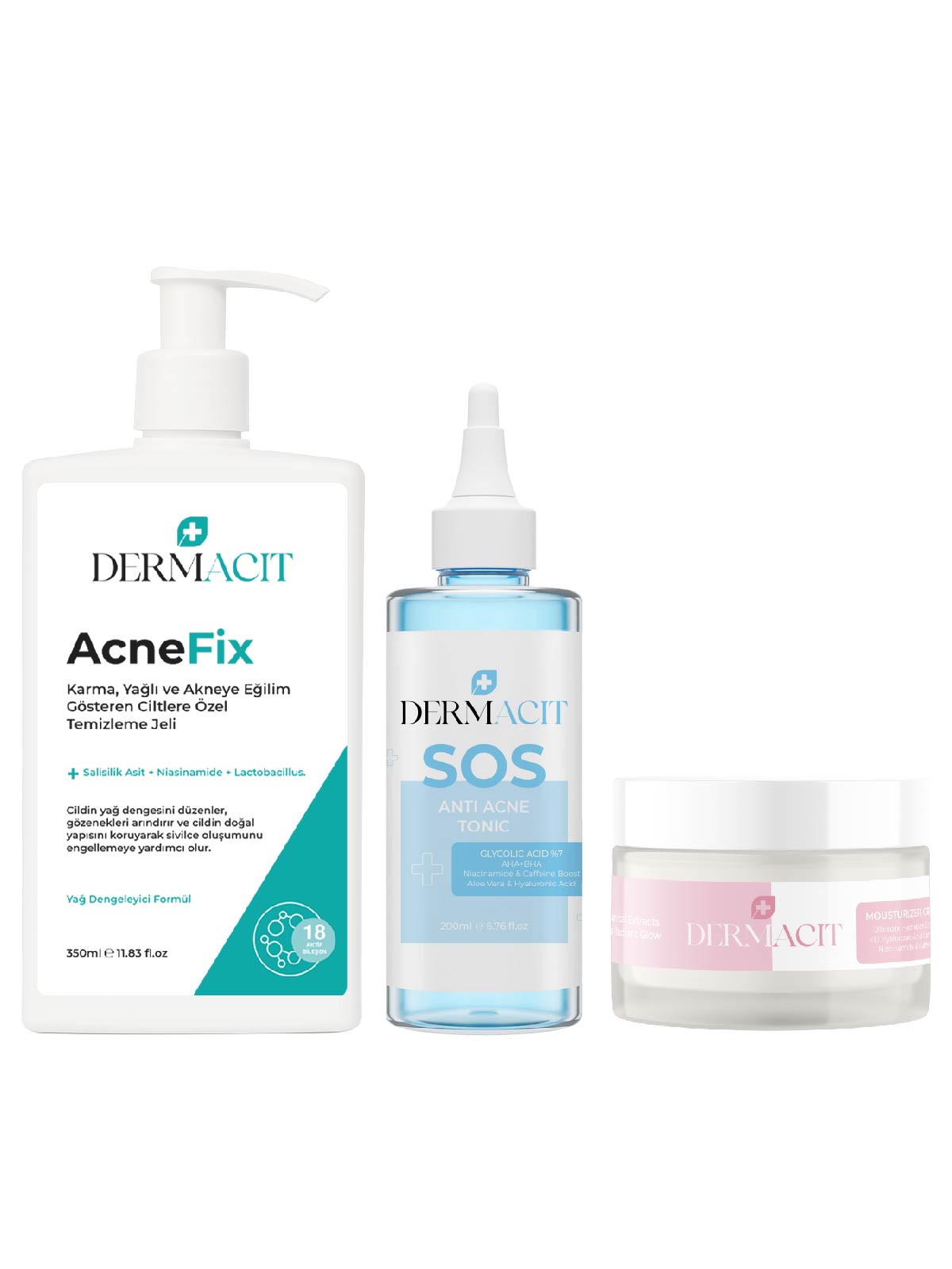Akne Karşıtı Gözenek Sıkılaştırıcı ve Nemlendirici Set