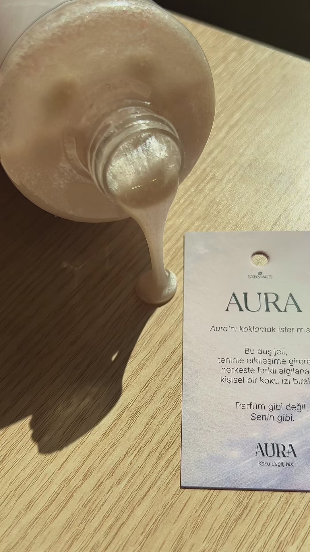 Aura Premium Duş Jeli Her Ciltte Farklı Kokan Özel Koku Deneyimi
